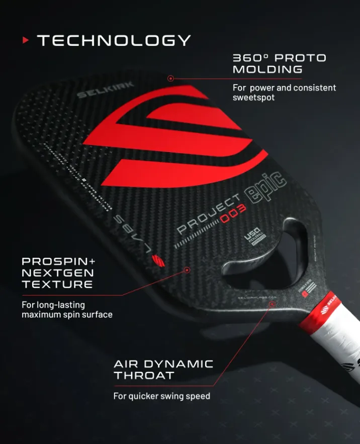 Vợt Pickleball Selkirk LABS Project 003