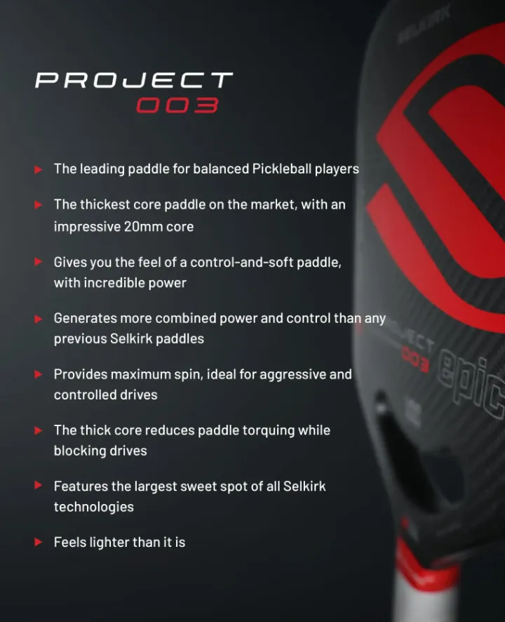 Vợt Pickleball Selkirk LABS Project 003