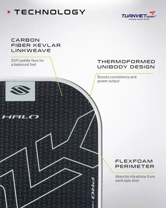 Vợt Pickleball Selkirk Halo Pro - Max