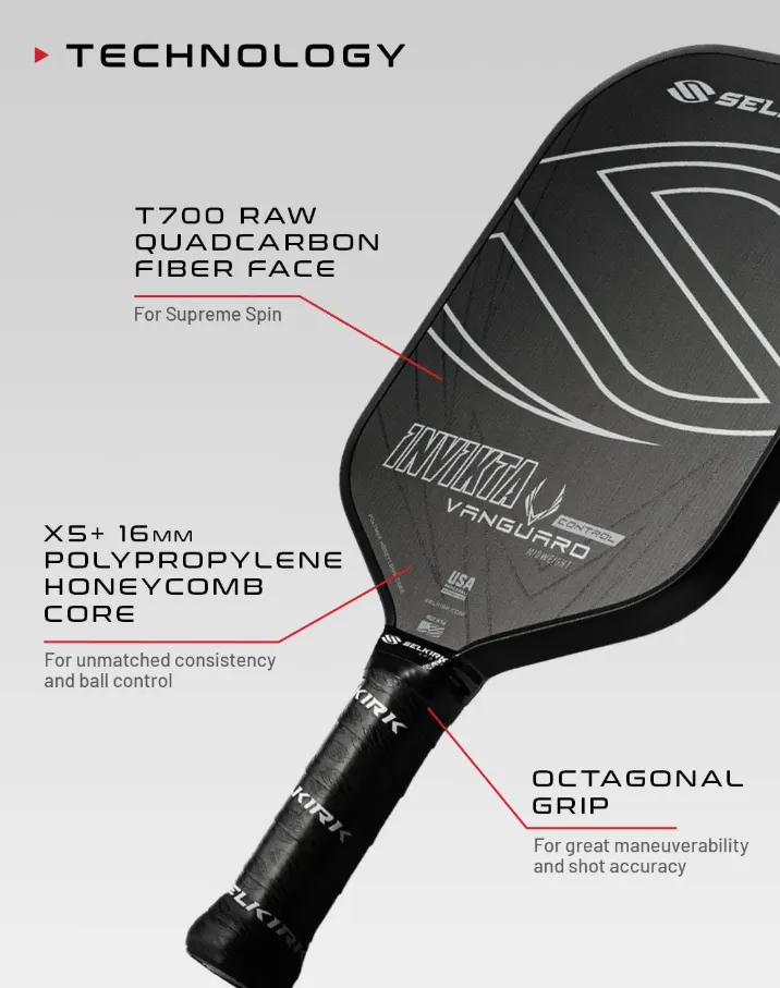 Vợt Pickleball Selkirk VANGUARD Control - Epic 