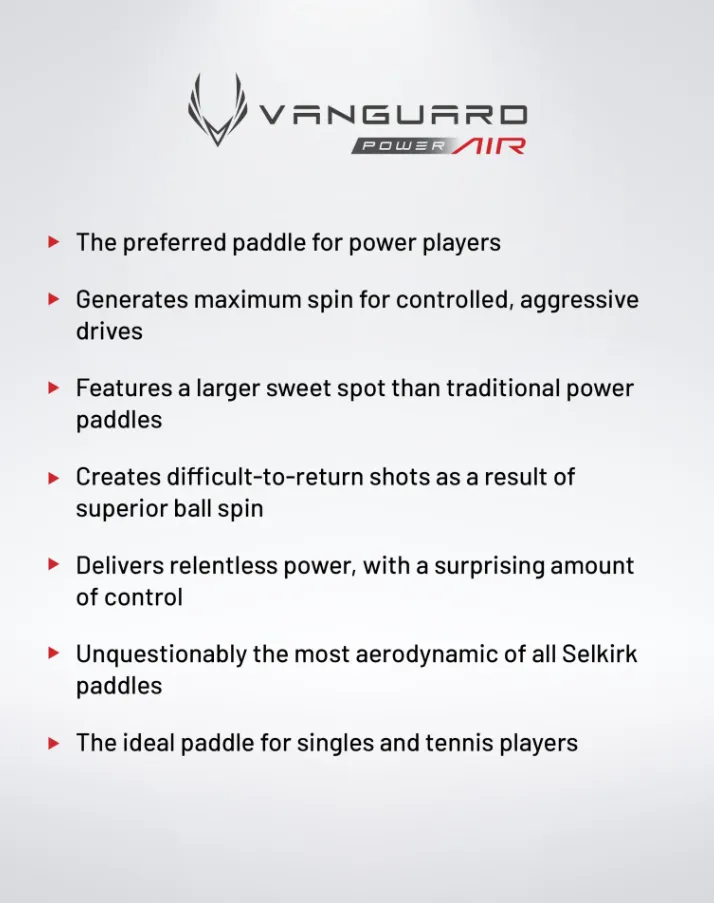 Vợt Pickleball Selkirk VANGUARD Power Air 