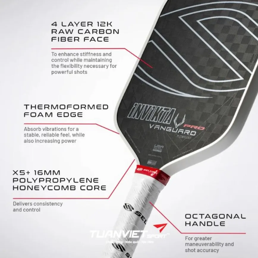 Vợt Pickleball Selkirk VANGUARD Pro 