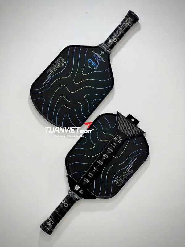 Vợt Pickleball Six Zero Black Opal 14mm