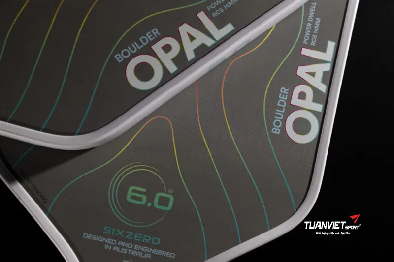 Vợt Pickleball Six Zero Boulder Opal 14mm
