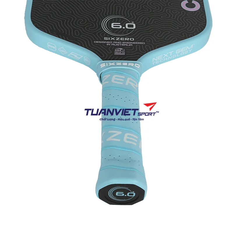 Vợt Pickleball Six Zero Coral Lightweight Widebody 16mm