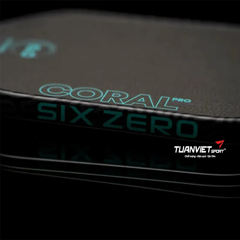 Vợt Pickleball Six Zero Coral Pro Elongated 16mm