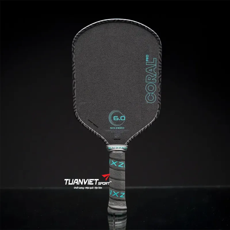 Vợt Pickleball Six Zero Coral Pro Elongated 16mm