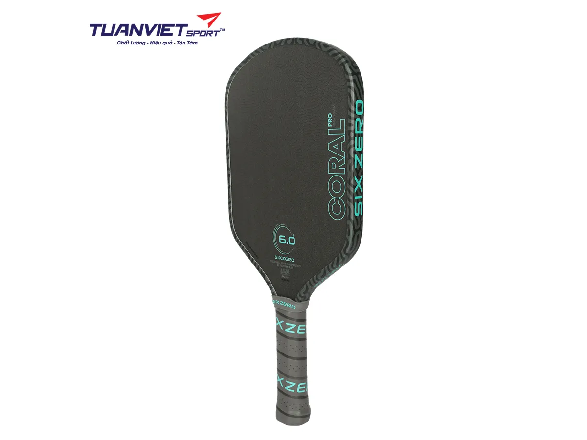 Vợt Pickleball Six Zero Coral Pro Hybrid 16mm