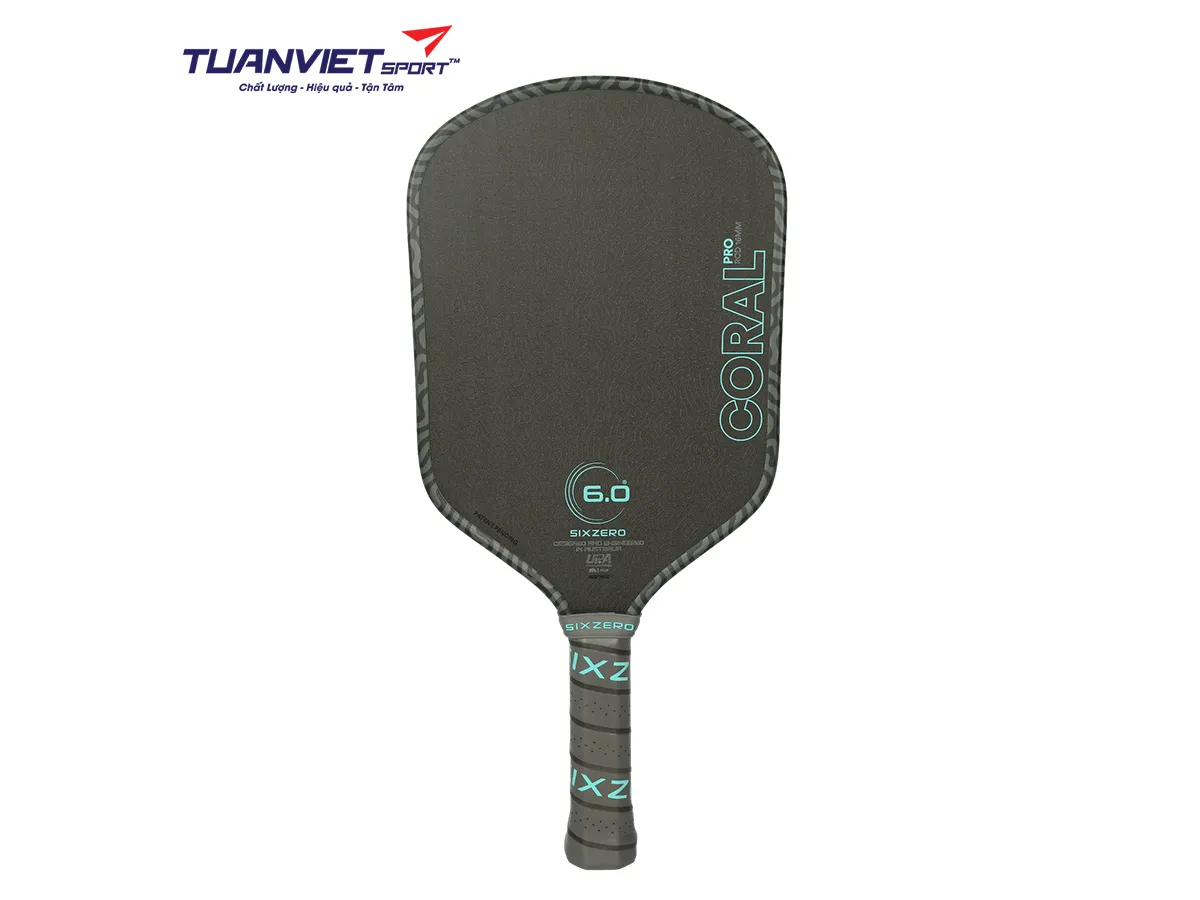 Vợt Pickleball Six Zero Coral Pro Hybrid 16mm