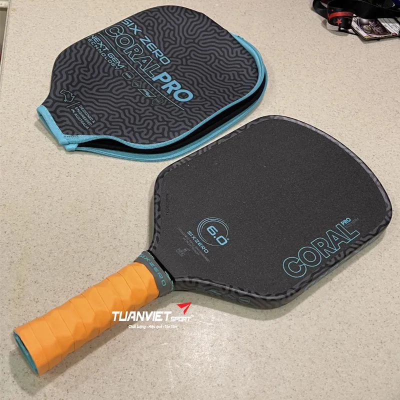Vợt Pickleball Six Zero Coral Pro Hybrid 16mm
