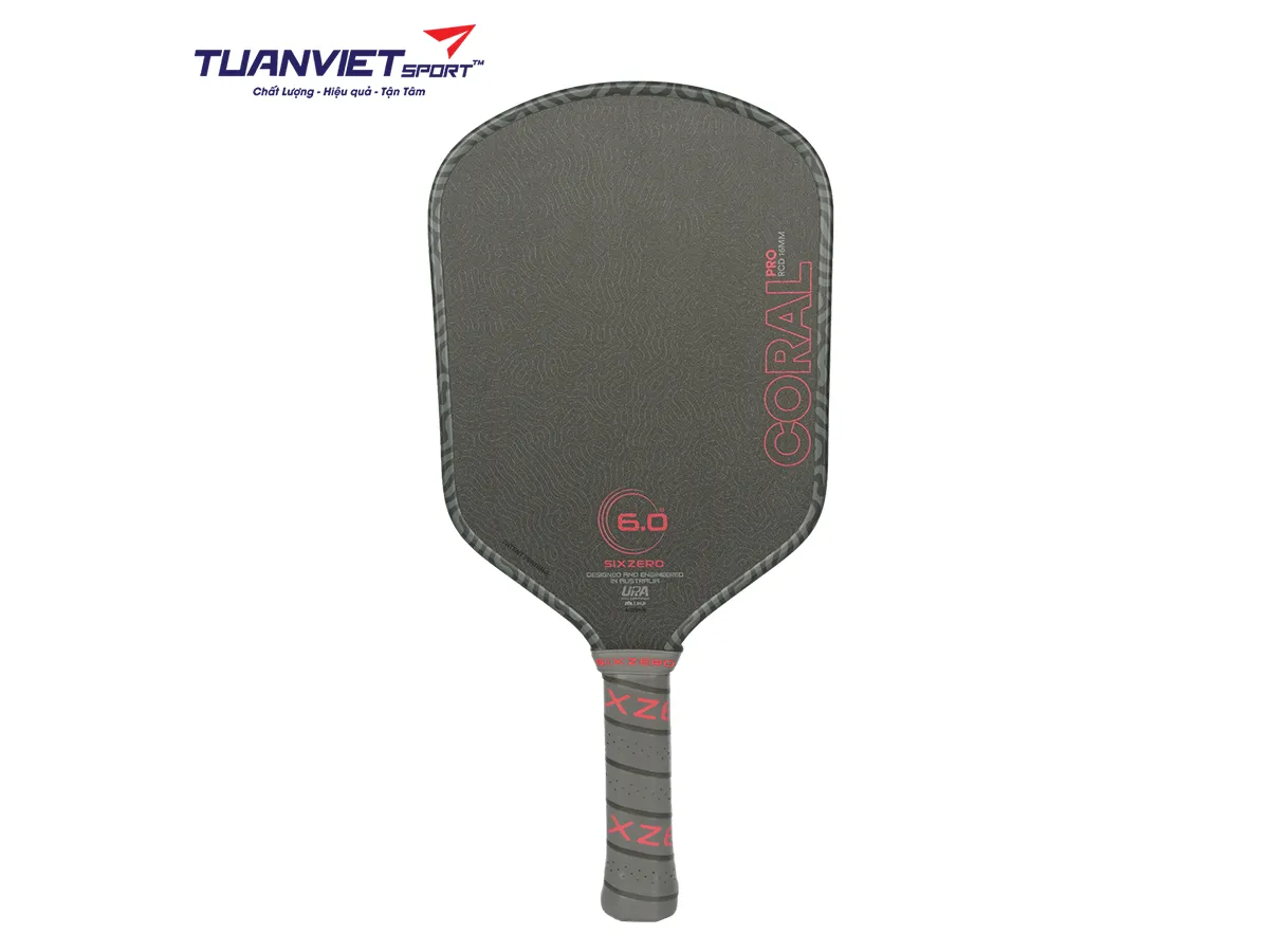 Vợt Pickleball Six Zero Coral Pro Hybrid 16mm
