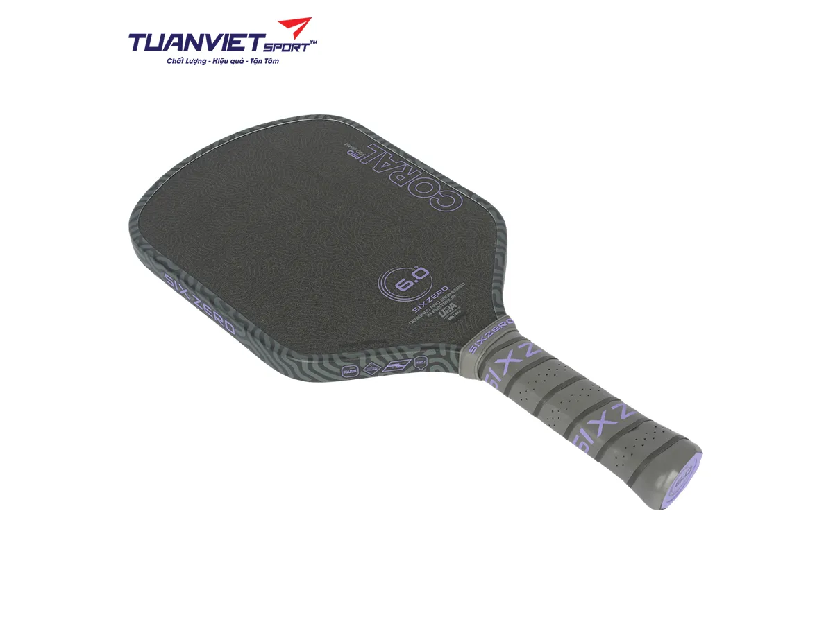 Vợt Pickleball Six Zero Coral Pro Hybrid 16mm