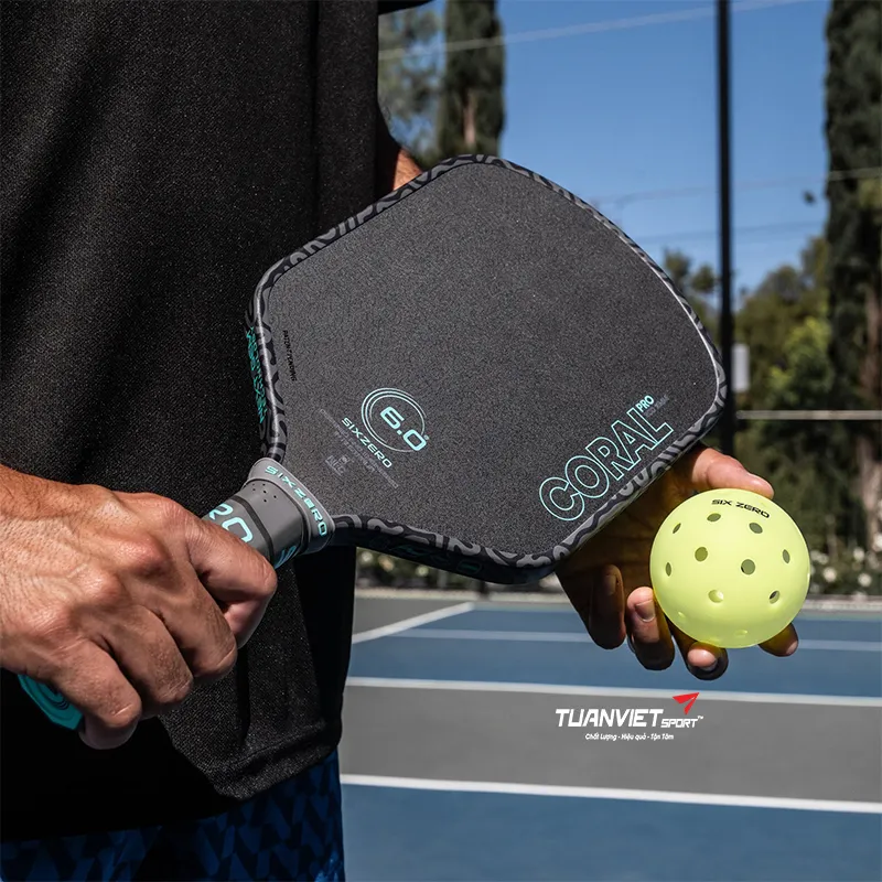 Vợt Pickleball Six Zero Coral Pro Hybrid 16mm