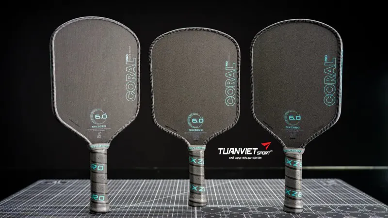 Vợt Pickleball Six Zero Coral Pro 16mm
