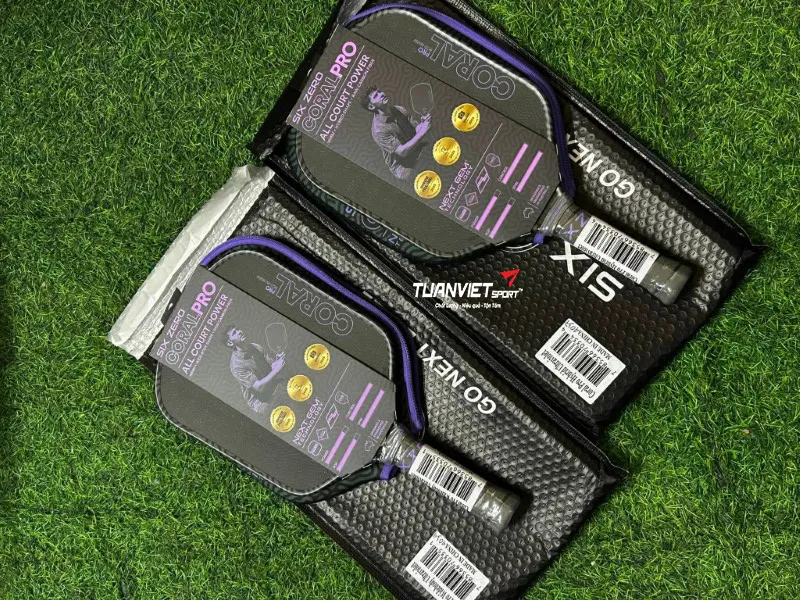 Vợt Pickleball Six Zero Coral Pro 16mm Ultraviolet