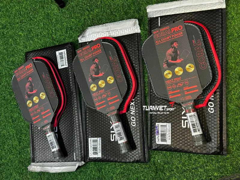Vợt Pickleball Six Zero Coral Pro 16mm Infrared
