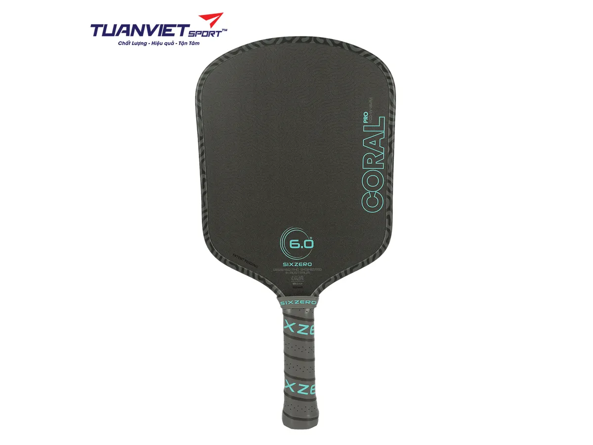 Vợt Pickleball Six Zero Coral Pro Widebody 16mm