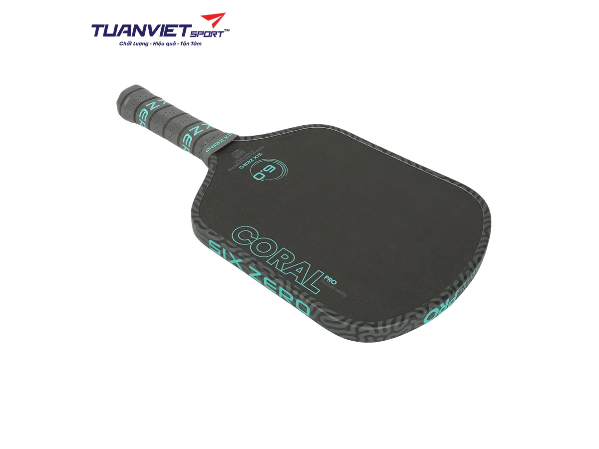 Vợt Pickleball Six Zero Coral Pro Widebody 16mm