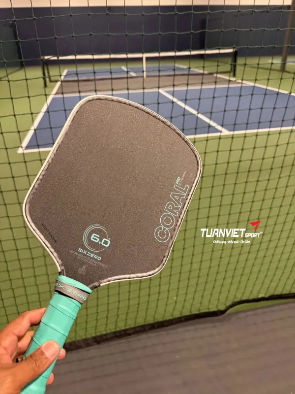 Vợt Pickleball Six Zero Coral Pro Widebody 16mm