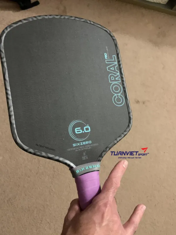 Vợt Pickleball Six Zero Coral Pro Widebody 16mm