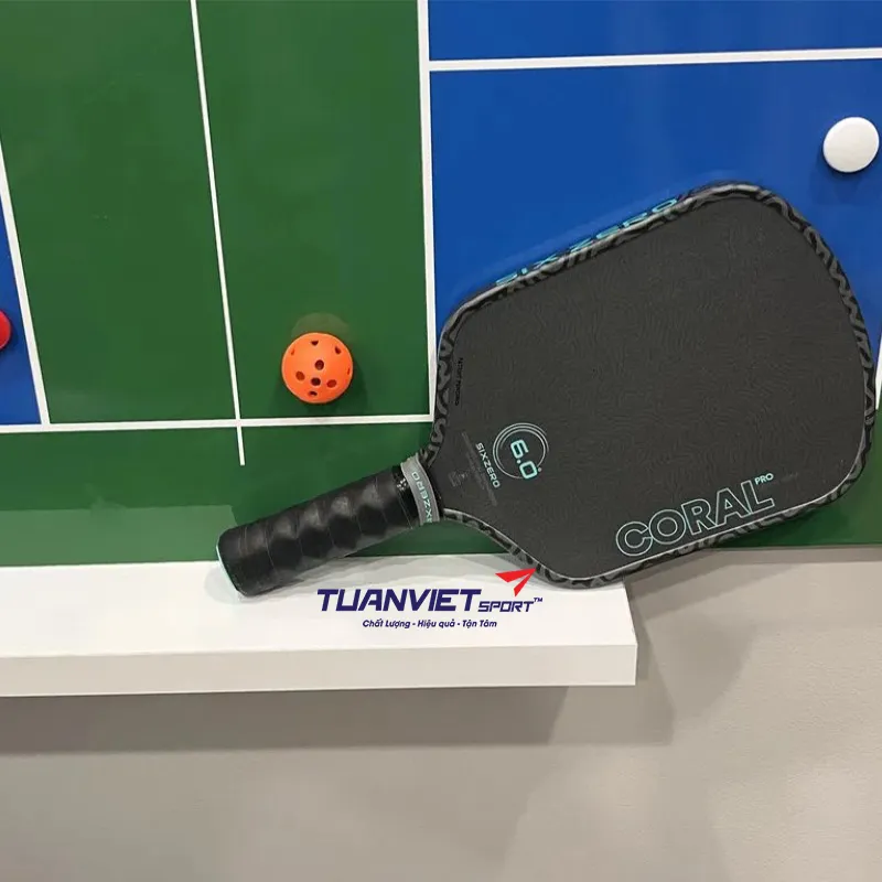 Vợt Pickleball Six Zero Coral Pro Widebody 16mm