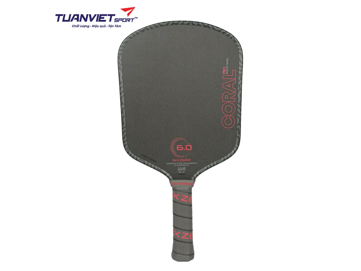 Vợt Pickleball Six Zero Coral Pro Widebody 16mm