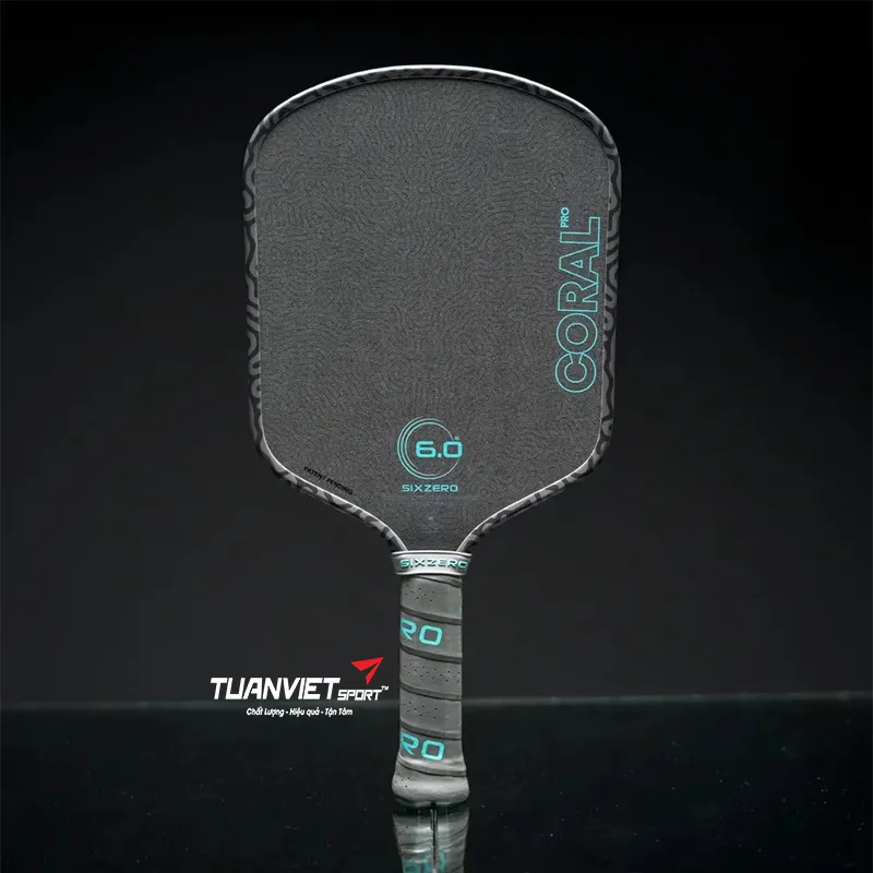 Vợt Pickleball Six Zero Coral Pro Widebody 16mm