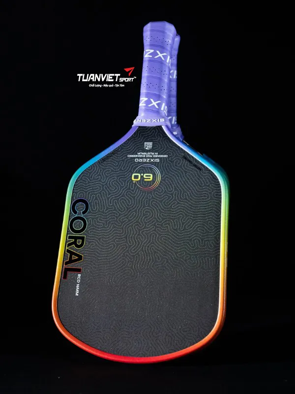 Vợt Pickleball Six Zero Coral Rainbow Limited Edition