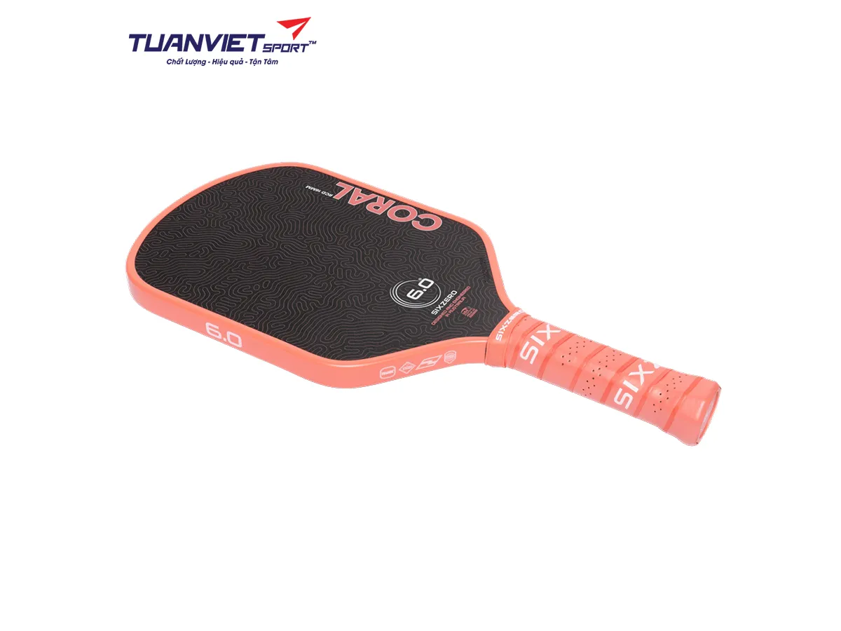 Vợt Pickleball Six Zero Coral Hybrid