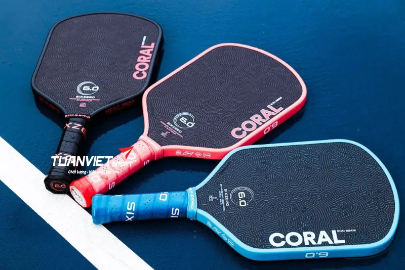 Vợt Pickleball Six Zero Coral Hybrid