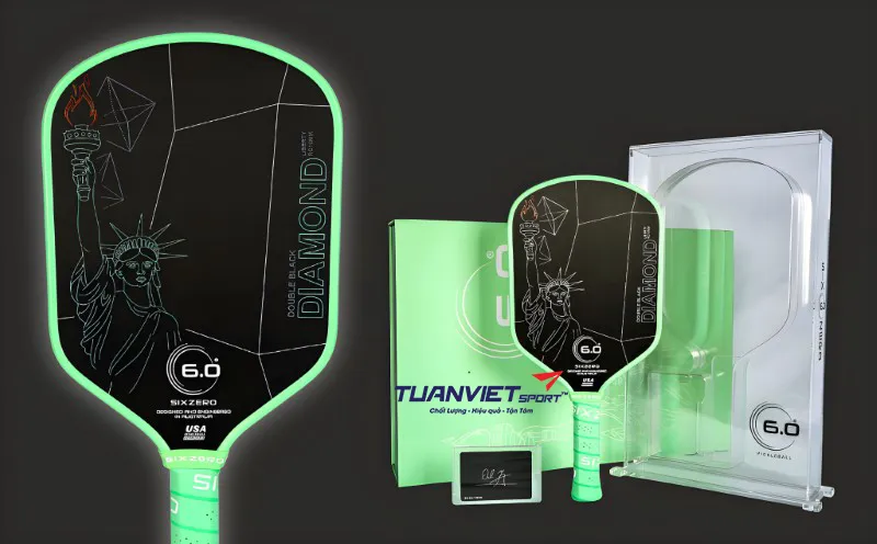 Vợt Pickleball Six Zero Double Black Diamond Liberty 2024