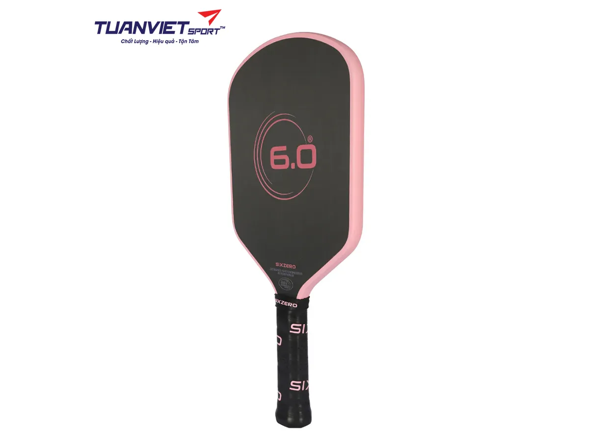 Vợt Pickleball Six Zero Infinity Edgeless Double Black Diamond Control 16mm
