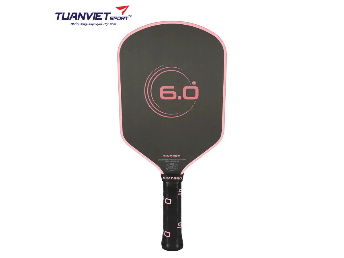 Vợt Pickleball Six Zero Infinity Edgeless Double Black Diamond Control 16mm