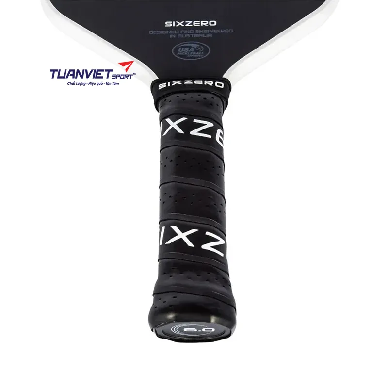 Vợt Pickleball Six Zero Infinity Edgeless Double Black Diamond Control 16mm