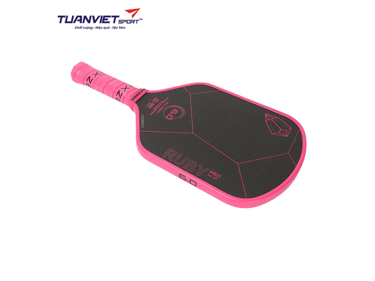 Vợt Pickleball Six Zero Ruby Pro 14mm