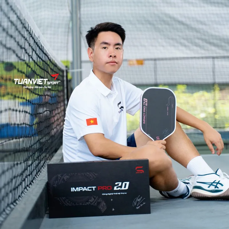 Vợt Pickleball Soxter Impact Pro 2.0 - Carbon + Teflon