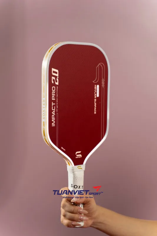 Vợt Pickleball Soxter Impact Pro 2.0 - Kevlar Dupont - Họa tiết chim lạc màu vàng