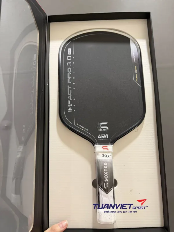 Vợt Pickleball Soxter Impact Pro 3.0 Ultra - Gradient Trắng