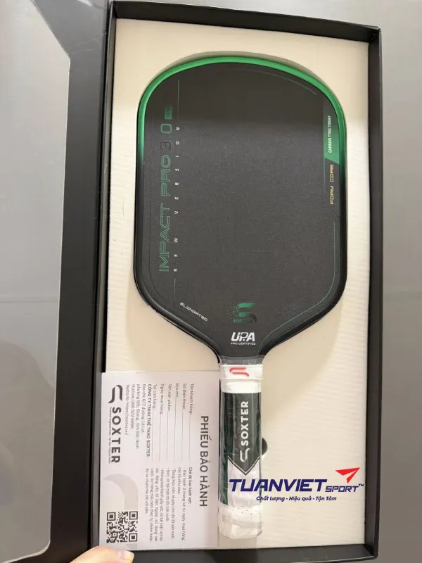 Vợt Pickleball Soxter Impact Pro 3.0 Ultra - Gradient Xanh l&aacute;
