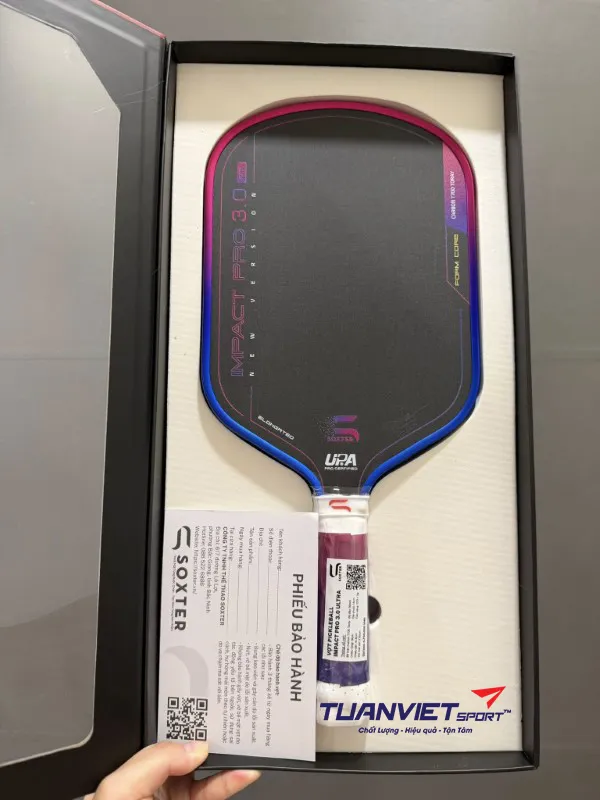 Vợt Pickleball Soxter Impact Pro 3.0 Ultra - Gradient Xanh T&iacute;m