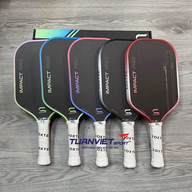 H&igrave;nh ảnh thực tế của Vợt Pickleball Soxter Impact Pro Seri Power Plus 2026