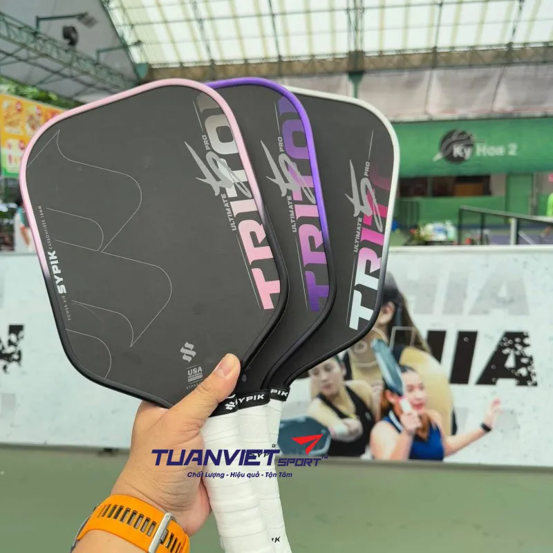Hình ảnh thực tế của Vợt Pickleball Sypik Pro Tour Ultimate Triton 5