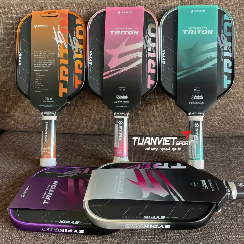 H&igrave;nh ảnh thực tế của Vợt Pickleball Sypik Pro Tour Ultimate Triton 5