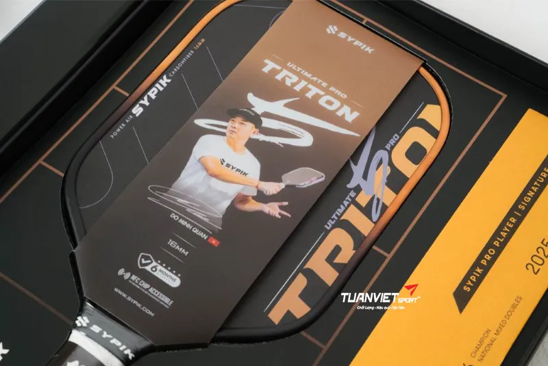 Vợt Pickleball Sypik Triton 5 Pro Player Signature Edition - Đỗ Minh Qu&acirc;n