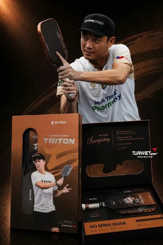 Vợt Pickleball Sypik Triton 5 Pro Player Signature Edition