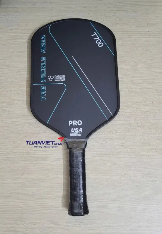 Vợt Pickleball The Pickle Area T700 Pro Đen