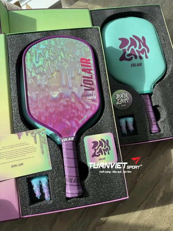Vợt Pickleball Volair Canvas 1 Forza &ldquo;Drips&rdquo; 16mm