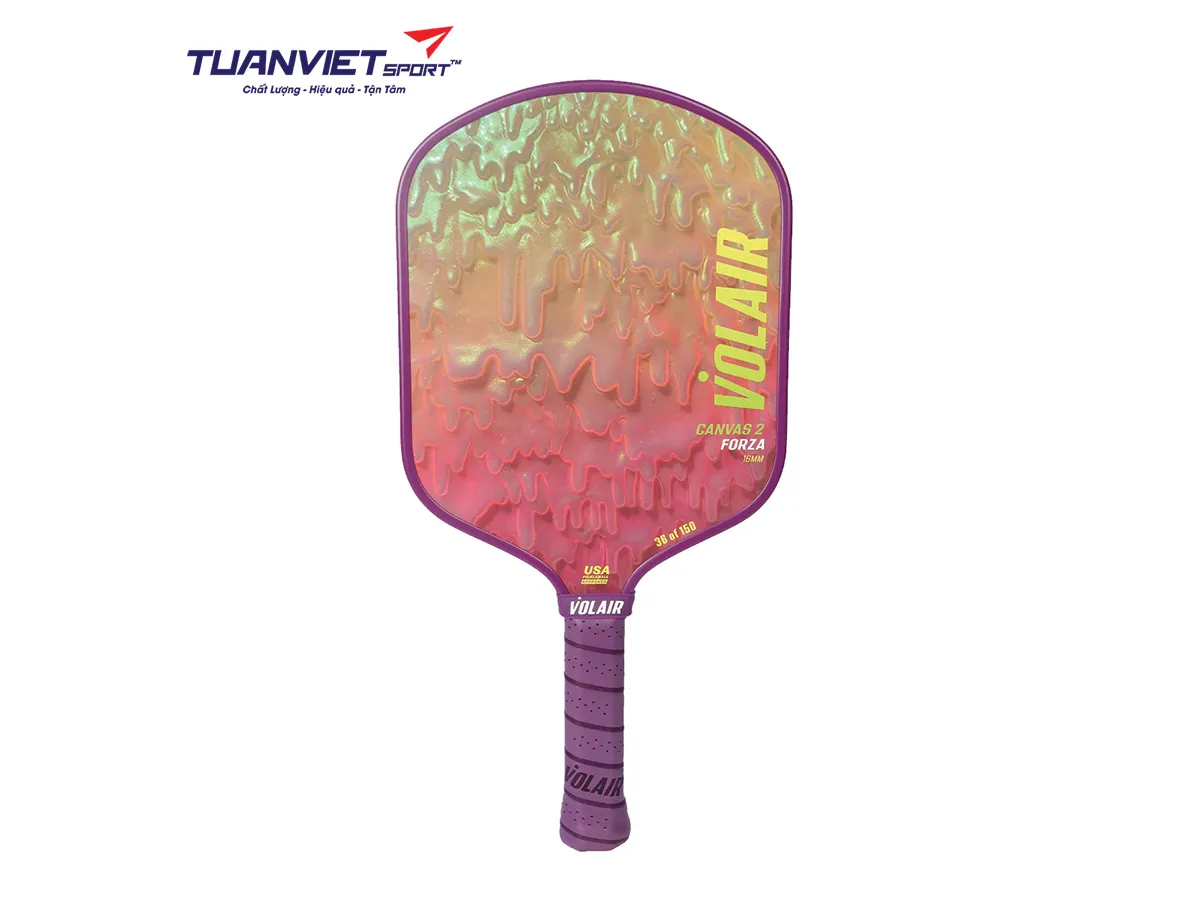 Vợt Pickleball Volair Canvas 2 Forza “Drips” 16mm