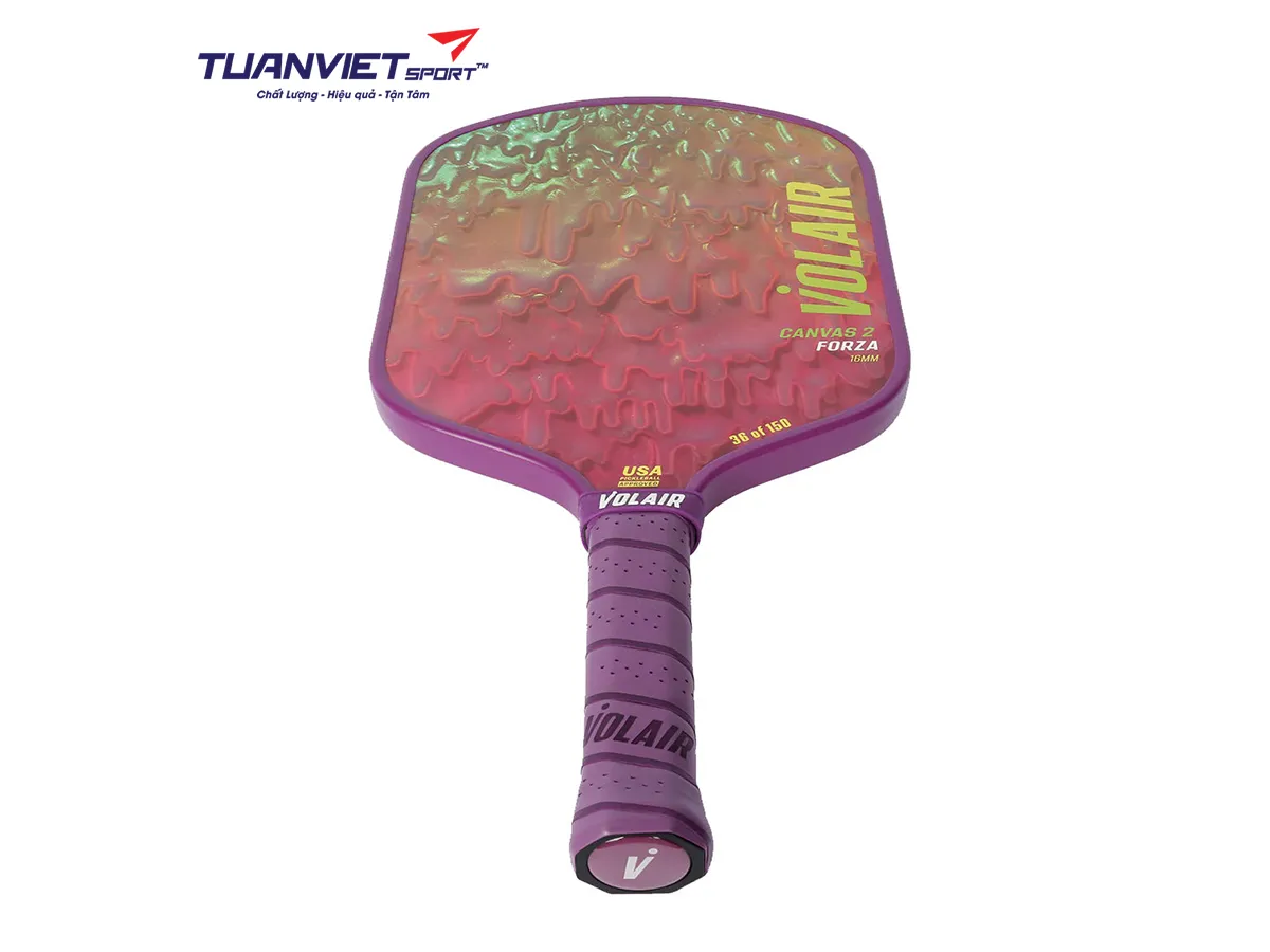 Vợt Pickleball Volair Canvas 2 Forza “Drips” 16mm