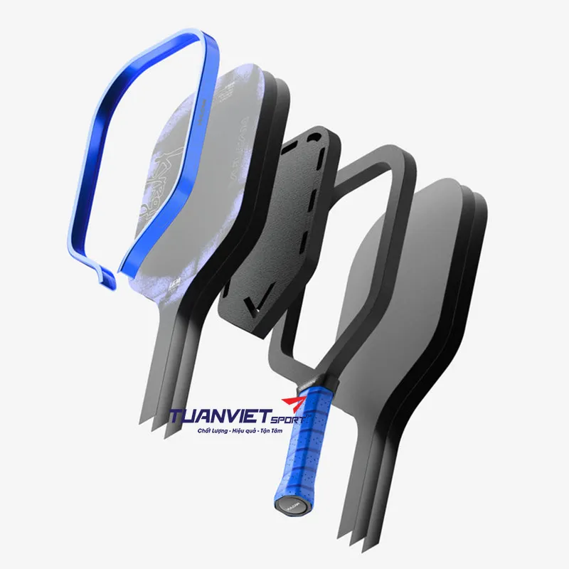 Vợt Pickleball Vulcan Chapter 01 Kyrgios - Elongated 16mm